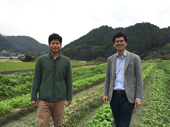 秋野菜を求めて大阪府箕面市へ無農薬農家の冨田さんを訪問