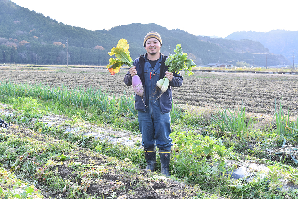 北野ホテルにも採用されている兵庫県丹波市の無農薬農家の渡部さんを訪問