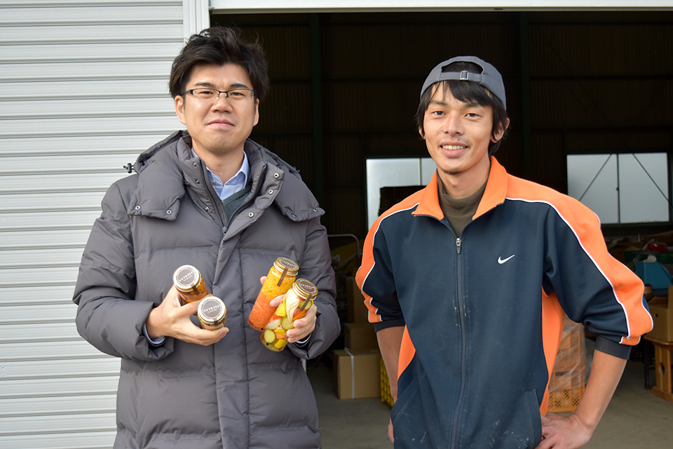 香川県の有機農家の香川さんと中村さんを訪問